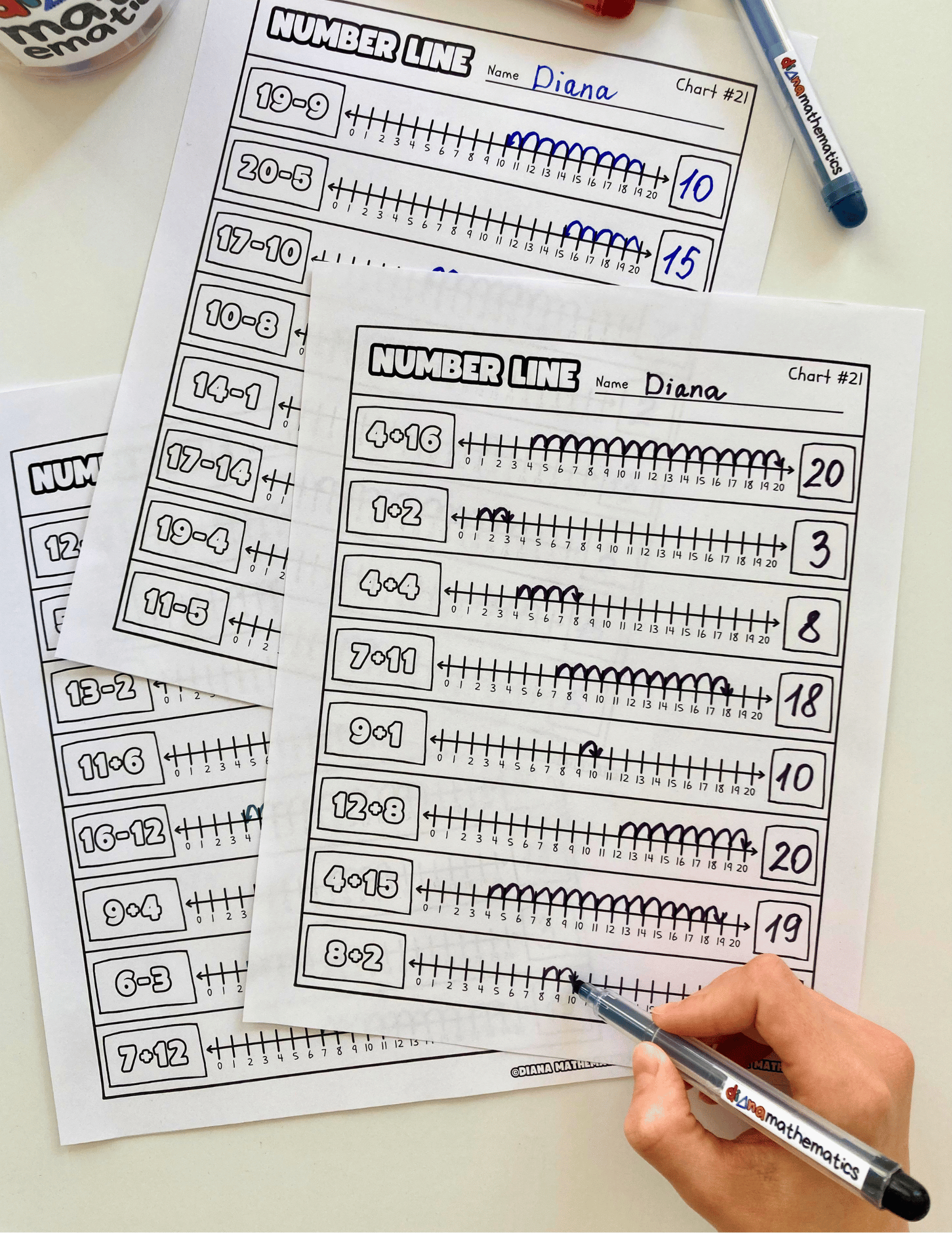 Study Math Worksheet D Diana Mathematics